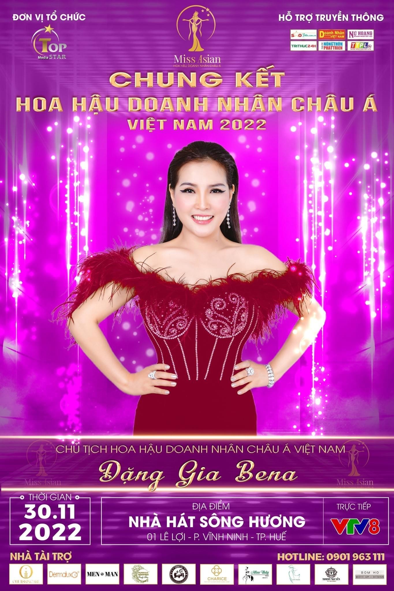 Th S Hoa Hậu Đặng Gia Bena Công Bố Vòng Chung Kết Hoa Hậu Doanh Nhân Châu Á Việt Nam 2022