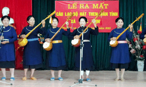 Tuyên Quang: Thành lập các câu lạc bộ bảo tồn, phát triển làn điệu Then dân tộc Tày