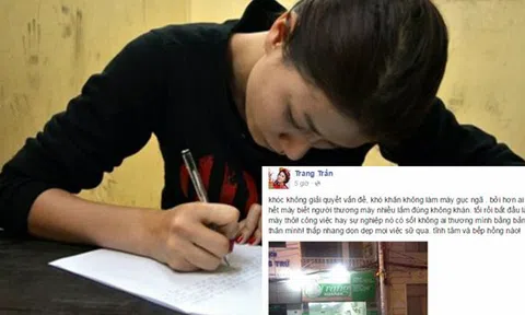 Trang Trần: “Thắp nhang dọn dẹp, mọi việc sẽ qua”