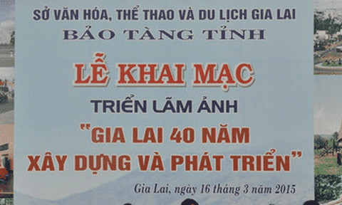 Triển lãm ảnh "Gia Lai – 40 năm xây dựng và phát triển"