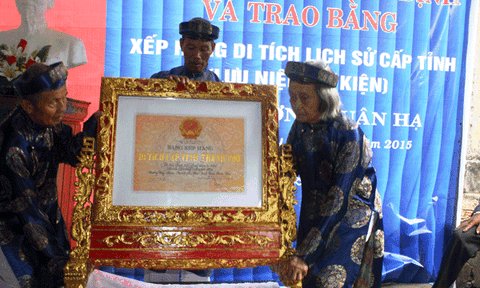 Thừa Thiên Huế: Công nhận di tích lịch sử cấp tỉnh với đình làng Dương Xuân Hạ