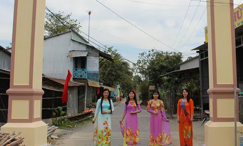 Vĩnh Khánh “về đích” nông thôn mới