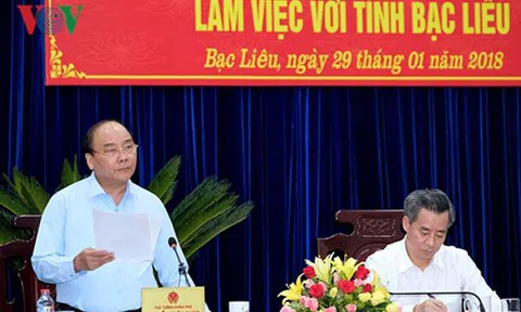 Thủ tướng: Bạc Liêu phấn đấu đưa xuất khẩu tôm Việt Nam đạt 10 tỷ USD