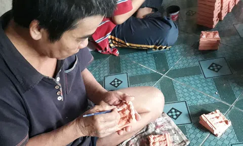 Nghề làm tượng “ông Táo” ngày cận Tết nguyên đán