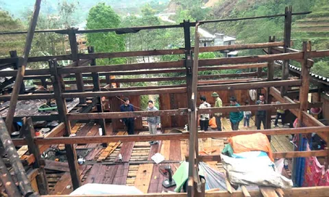 Hoàng Su Phì khắc phục hậu quả dông lốc, mưa đá