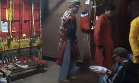 Độc đáo nghi lê cấp sắc của người Dao Hoang Thèn