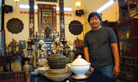 Nặng lòng với cổ vật