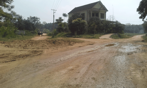 NTM ở xã Bình Sơn: Khó thực hiện tiêu chí giao thông