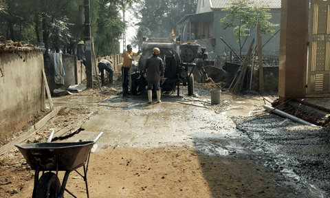 Xây dựng NTM ở xã Cương Gián