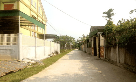 Xã Lưu Sơn đang về “đích” nông thôn mới