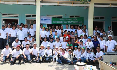Ngày Doosan phục vụ vì cộng đồng lần thứ 6 tại Việt Nam
