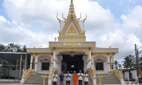 Độc đáo ngôi chùa Phật giáo Nam tông Khmer