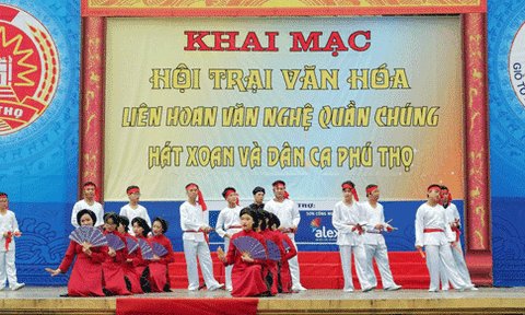 Phú Thọ: Hội trại văn hóa và Liên hoan văn nghệ quần chúng, hát Xoan và dân ca 2018