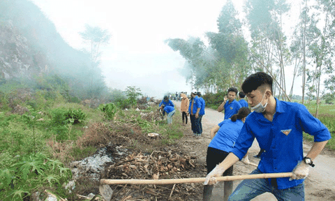 Đoàn xã Diễn Bình thực hiện tốt các phong trào thi đua