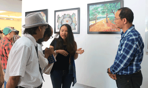 36 tác giả tham gia triển lãm nghệ thuật đương đại