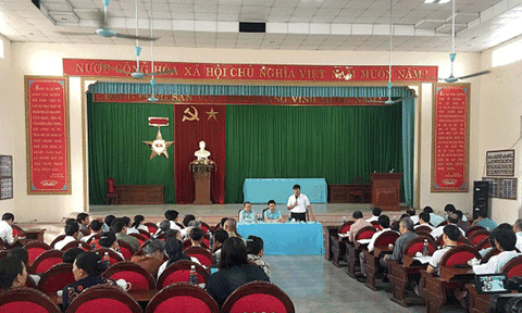 Vĩnh Tường giải đáp thắc mắc đền bù GPMB KCN Chấn Hưng