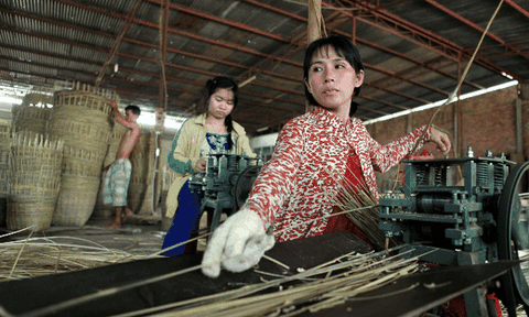 Làng nghề mây tre Long Thành Trung