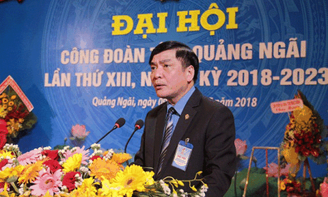 Đại hội Công đoàn tỉnh Quảng Ngãi lần thứ XIII