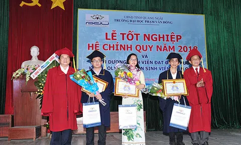 Trường Đại học Phạm Văn Đồng: Tổ chức Lễ tốt nghiệp cho học sinh, sinh viên hệ chính quy năm 2018