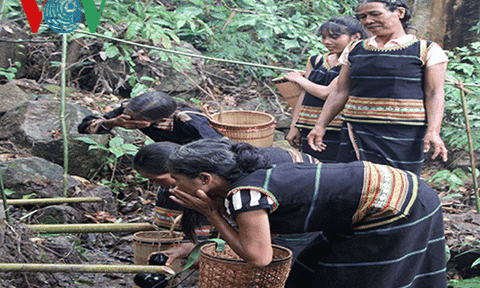 Lễ cúng nước giọt của người Gia rai