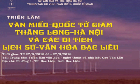 Triển lãm về di sản lịch sử văn hóa Hà Nội tại Bạc Liêu