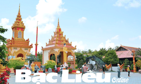 Chùa Khmer góp phần phát triển du lịch Bạc Liêu