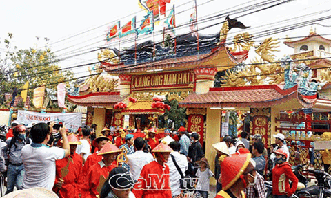 Lăng Ông Nam Hải Sông Đốc được xếp hạng di tích cấp tỉnh