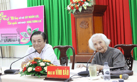 Nhạc sư Nguyễn Vĩnh Bảo về thăm Sa Đéc