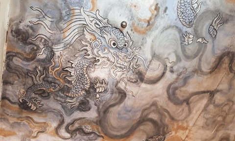 Tìm cách bảo tồn bức họa Cửu long ẩn vân 