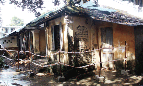 Gia cố, chống đỡ cho di tích Khâm Thiên Giám 