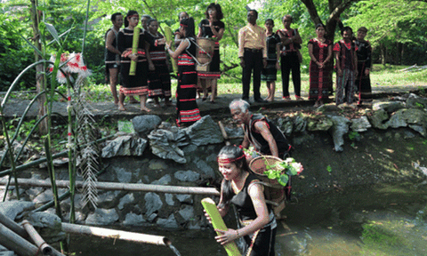 Đậm nét người Xơ Đăng trong Lễ mừng lúa mới