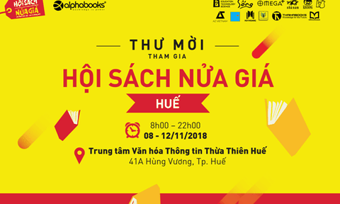 Huế: Sắp diễn ra ngày Hội sách nửa giá 2018
