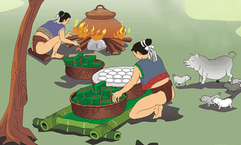 Phát hiện mới về lá bánh chưng thời Lang Liêu