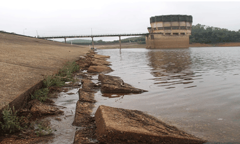 Hà Tĩnh: Sụt lún tại công trình thủy nông Kẻ Gỗ