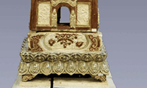 Tháp gốm men chùa Trò được công nhận bảo vật Quốc 