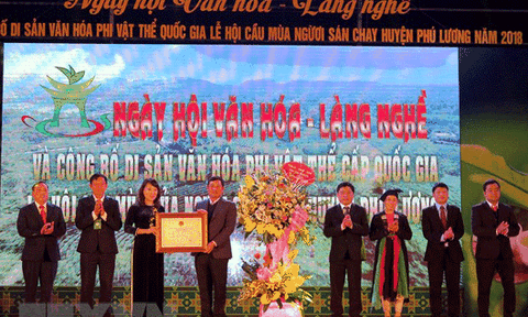 “Lễ hội cầu mùa dân tộc Sán Chay” di sản phi vật thể