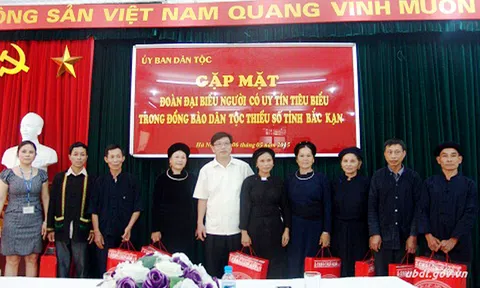 Gặp mặt người có uy tín trong đồng bào dân tộc thiểu số Bắc Kạn