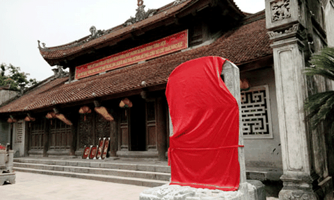 Đền Trần - Thái Bình: Tháo dỡ xong bia đá phản cảm