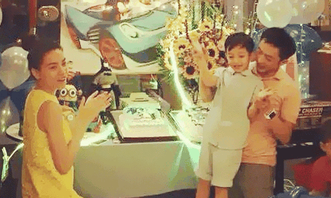 Hồ Ngọc Hà, Cường Đô la bên nhau tổ chức sinh nhật con trai