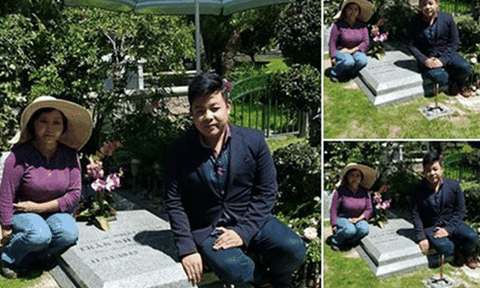 Quang Lê lên tiếng vụ ngồi lên mộ nhạc sỹ