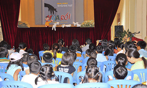 Múa rối vào bảo tàng