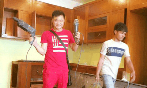 Tự Long khoe nhà mới chuẩn bị đón con đầu lòng