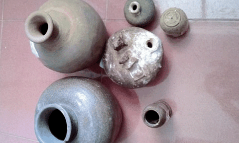 Quảng Bình: Phát hiện nhiều hiện vật cổ có niên đại từ triều Nguyễn