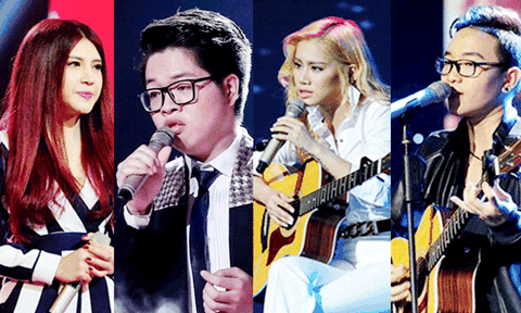 Sức "hút" của 4 thí sinh vào chung kết The Voice