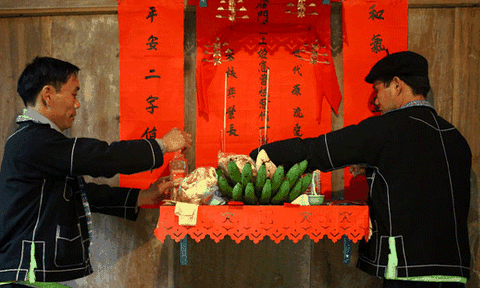 Lễ cúng mụ cho trẻ của người Nùng ở Lạng Sơn