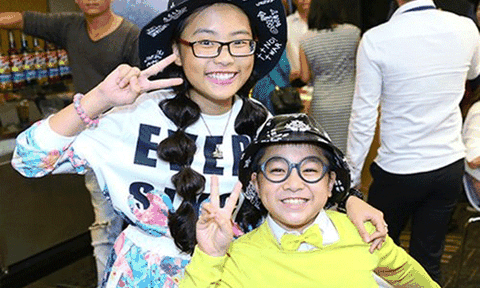 Con nuôi Hoài Linh, Quang Lê gây sốt "Gương mặt thân quen nhí"