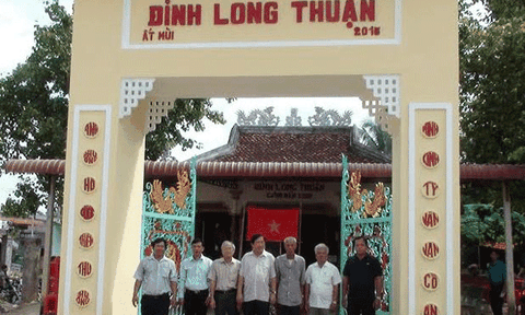  Bến Cầu: Tổ chức lễ hoàn công cổng Đình Long Thuận 