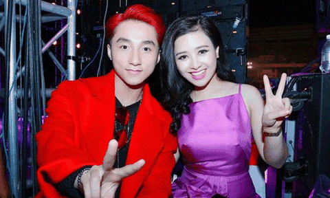 Dương Hoàng Yến nhí nhảnh bên Sơn Tùng