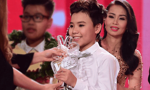 "Công Quốc cười rất nhiều sau chung kết The Voice Kids"