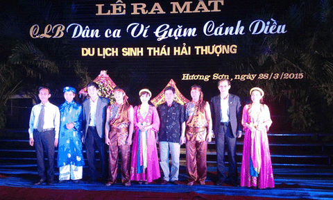 Dân ca ví, giạm trong lòng du lịch sinh thái Hải Thượng (Hà Tĩnh)